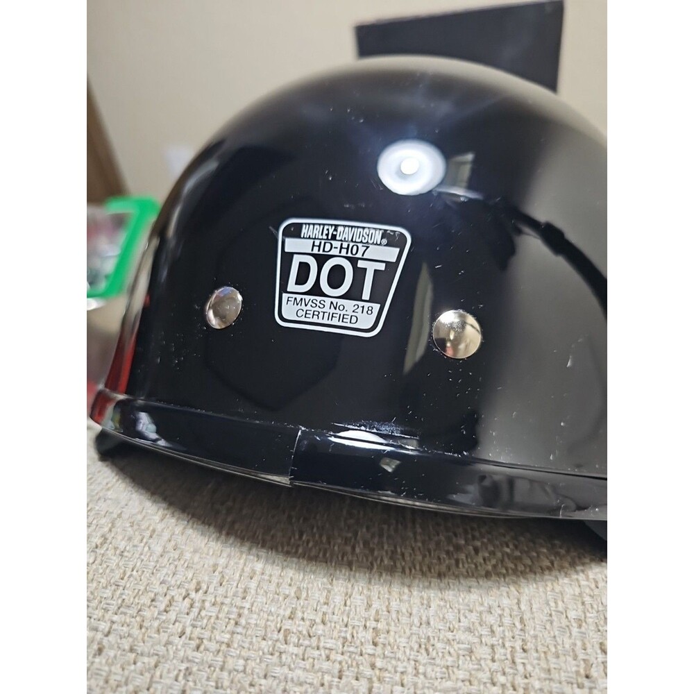 Harley-Davidson Midnight Half Helmet Size XS 2011 - 98214-12VM/002S NEW - Picture 15 of 16
